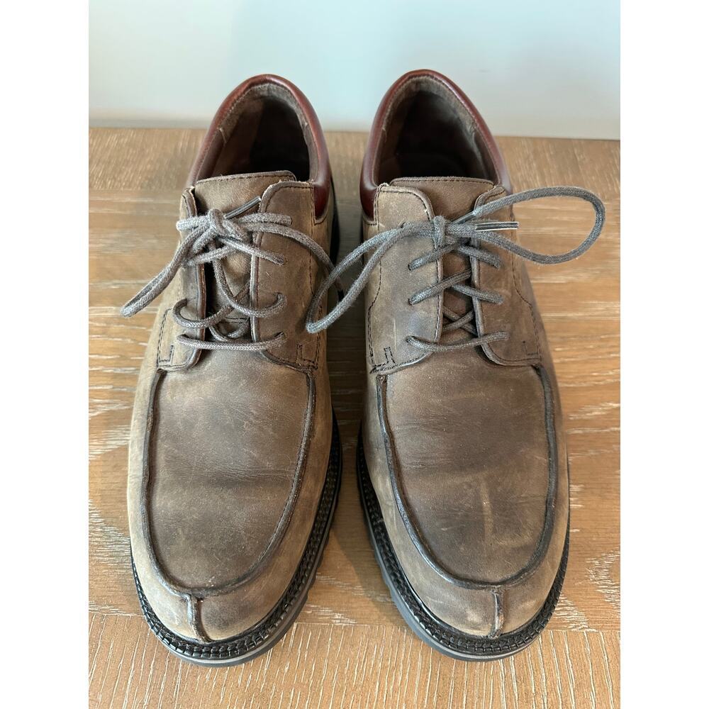 Cole Haan Country Brown Leather Oxford Shoes Men’s Size 8.5 Lace Up Moc Toe